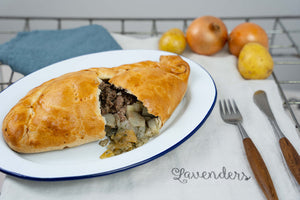 6 Pork, Cheddar & Pickle Gourmet Sausage Rolls & 6 x Lamb and Mint Cornish Pasties ( Pre-Baked)